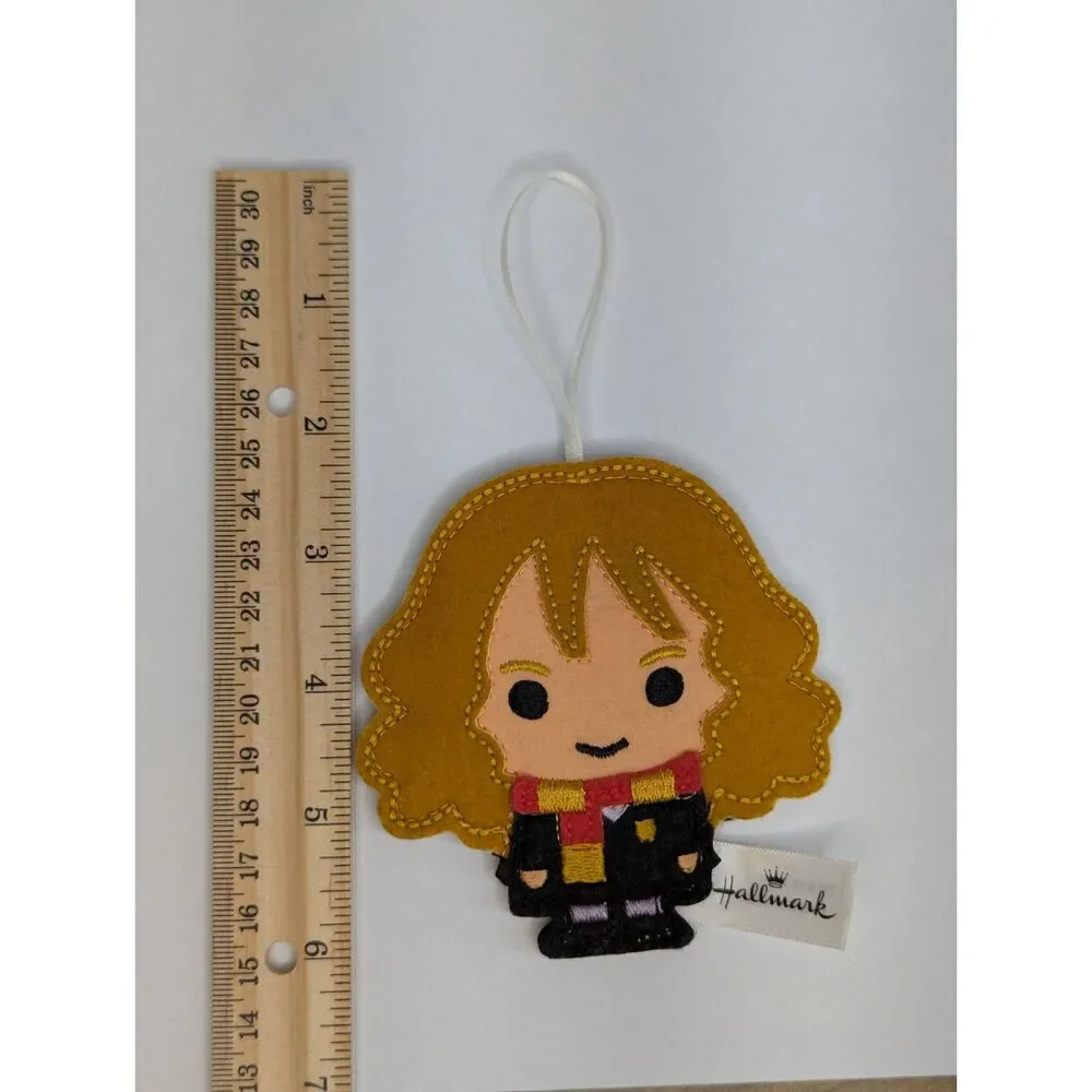 Hallmark Harry Potter Hermione Granger Felt Christmas Ornament Collectible